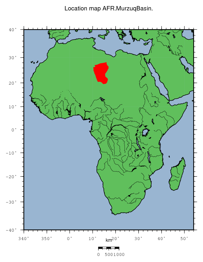 Murzuq Basin location map