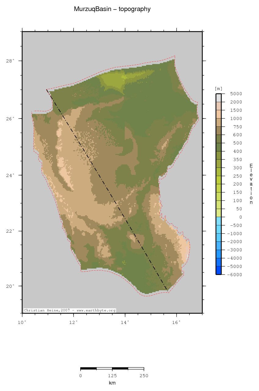 Murzuq Basin location map