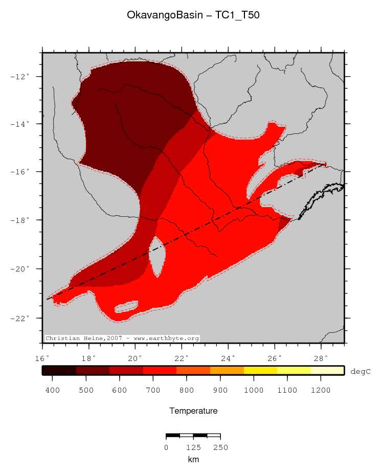 Okavango Basin location map