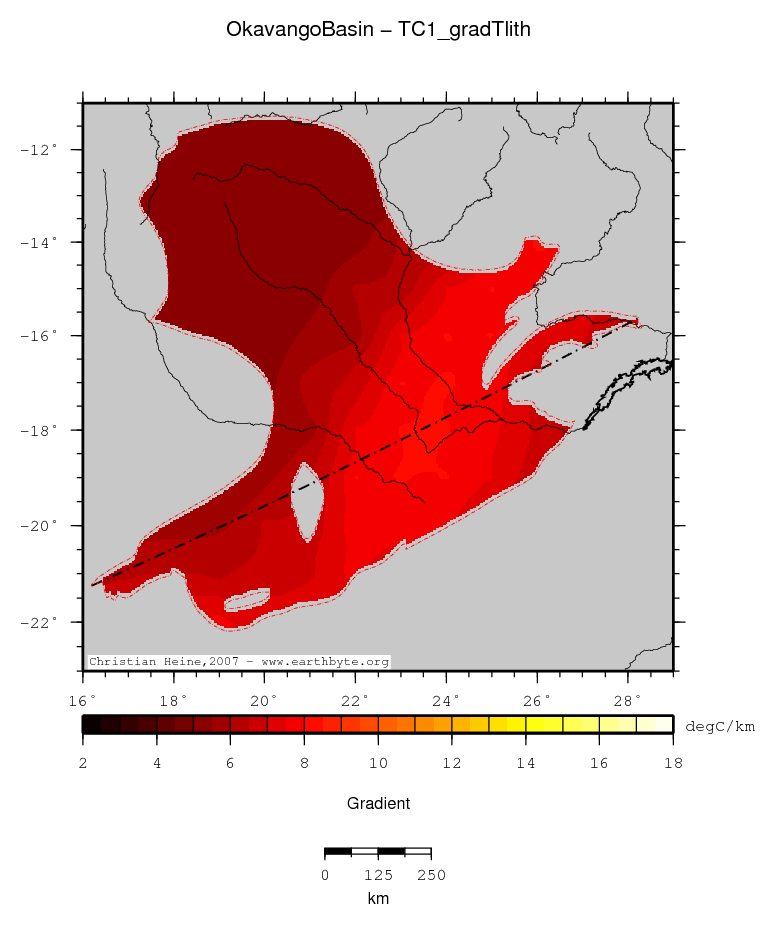 Okavango Basin location map