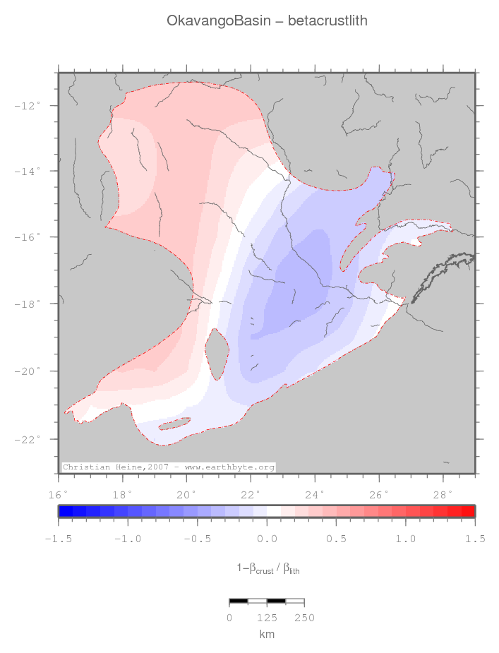 Okavango Basin location map