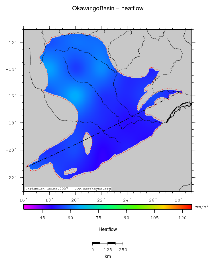 Okavango Basin location map