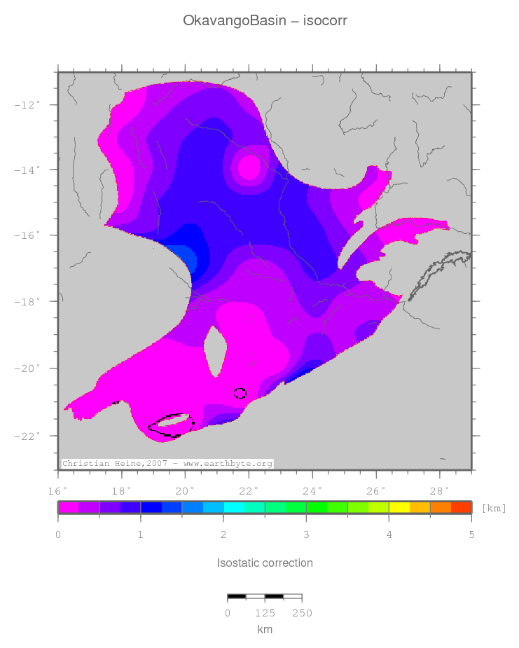 Okavango Basin location map