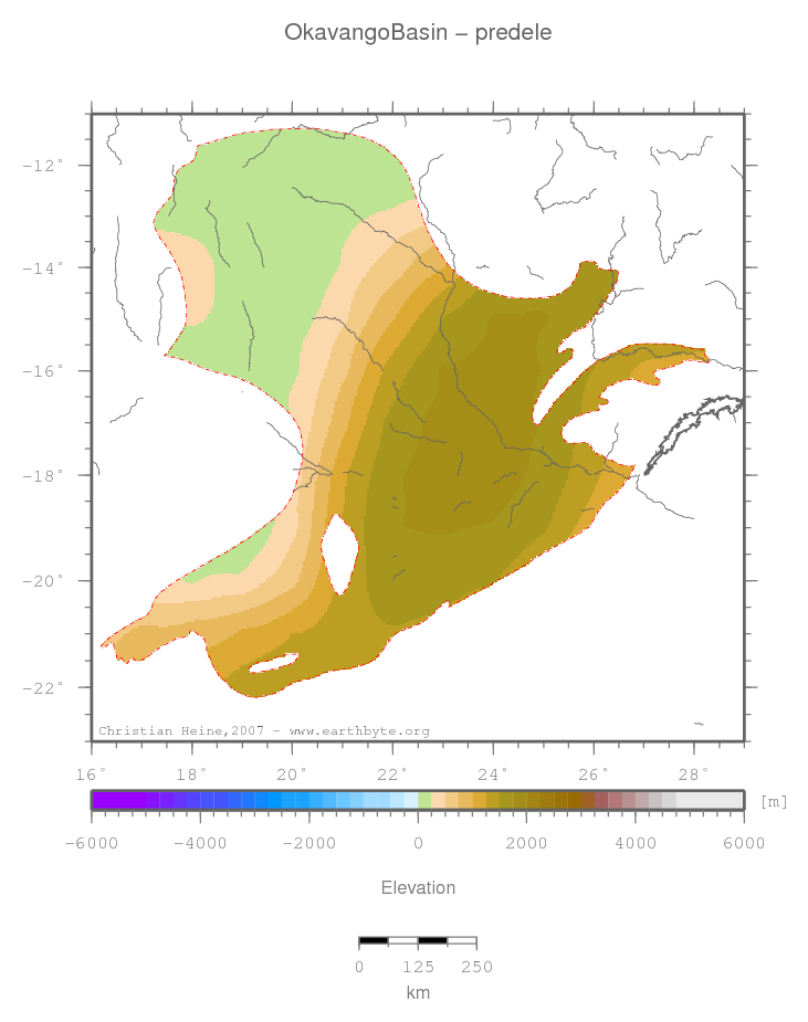 Okavango Basin location map