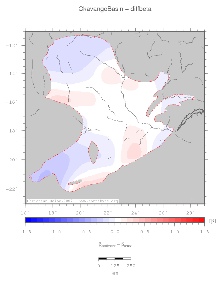 Okavango Basin location map