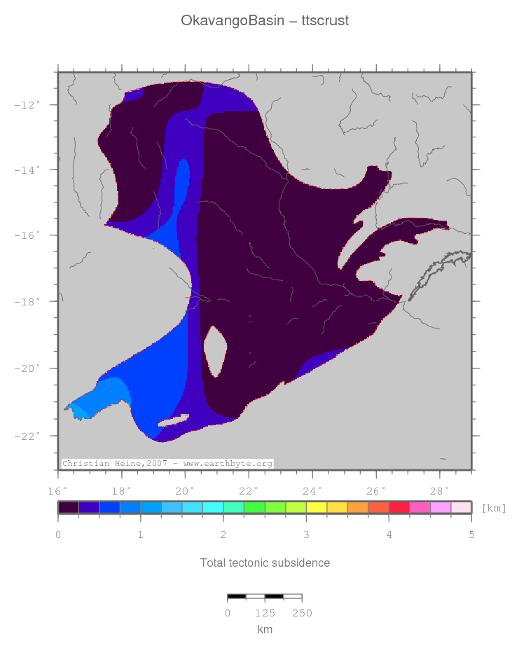 Okavango Basin location map