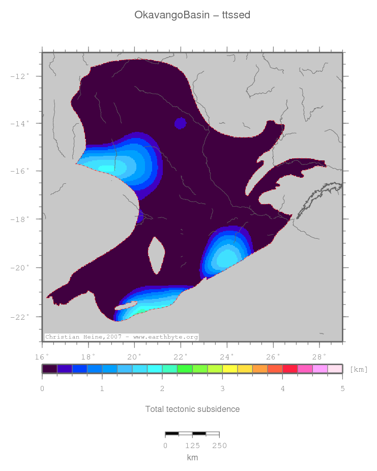 Okavango Basin location map