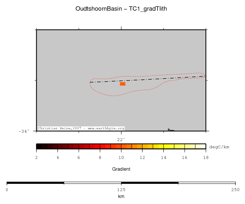 Oudtshoorn Basin location map