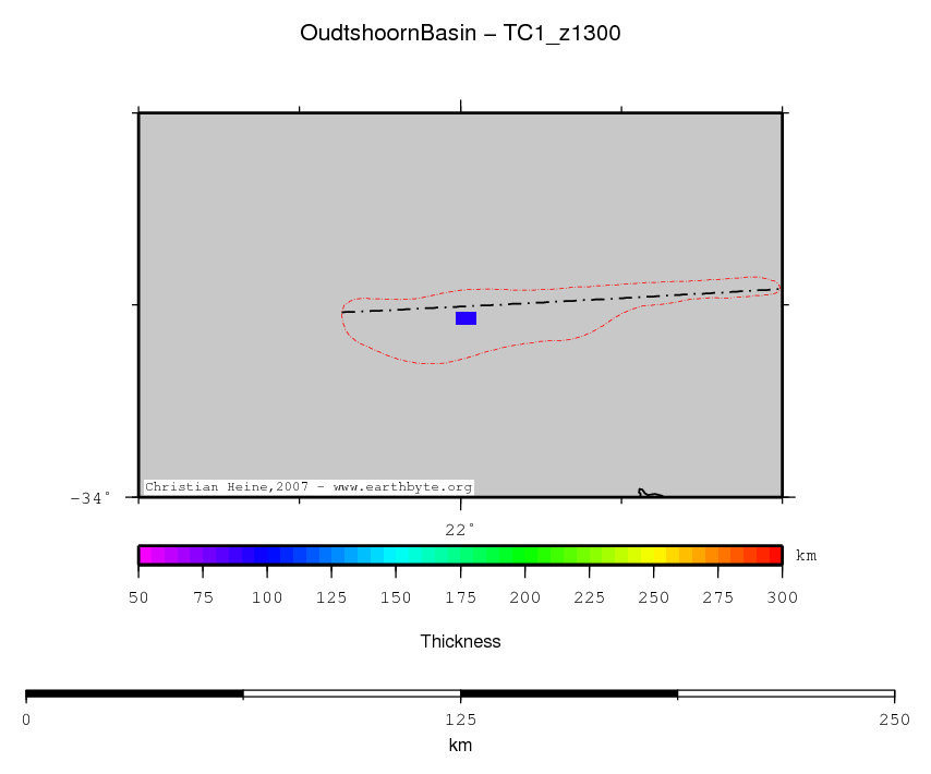 Oudtshoorn Basin location map