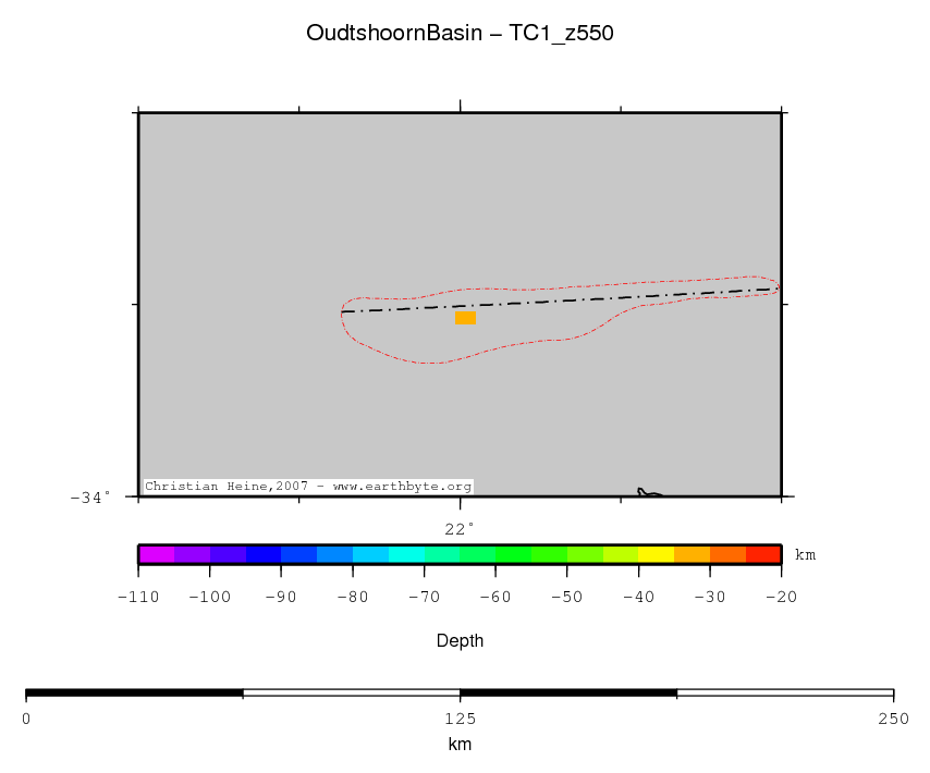 Oudtshoorn Basin location map