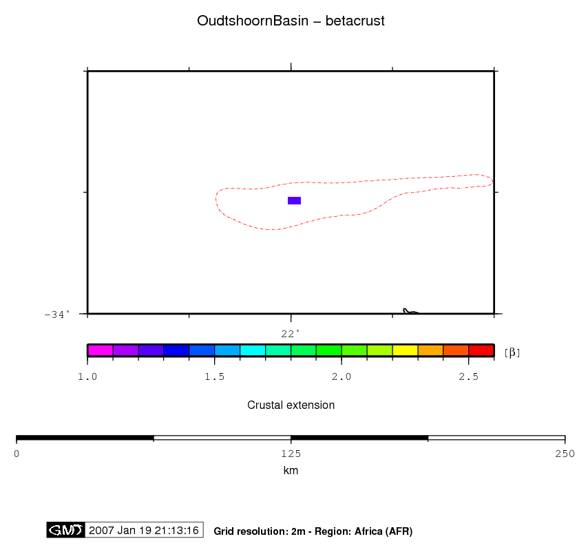 Oudtshoorn Basin location map