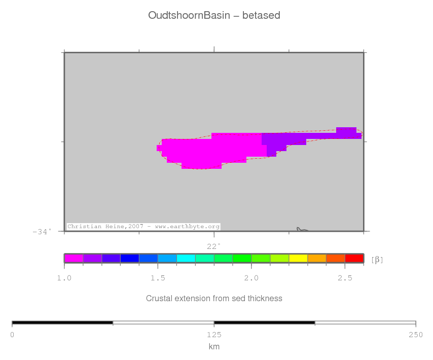 Oudtshoorn Basin location map