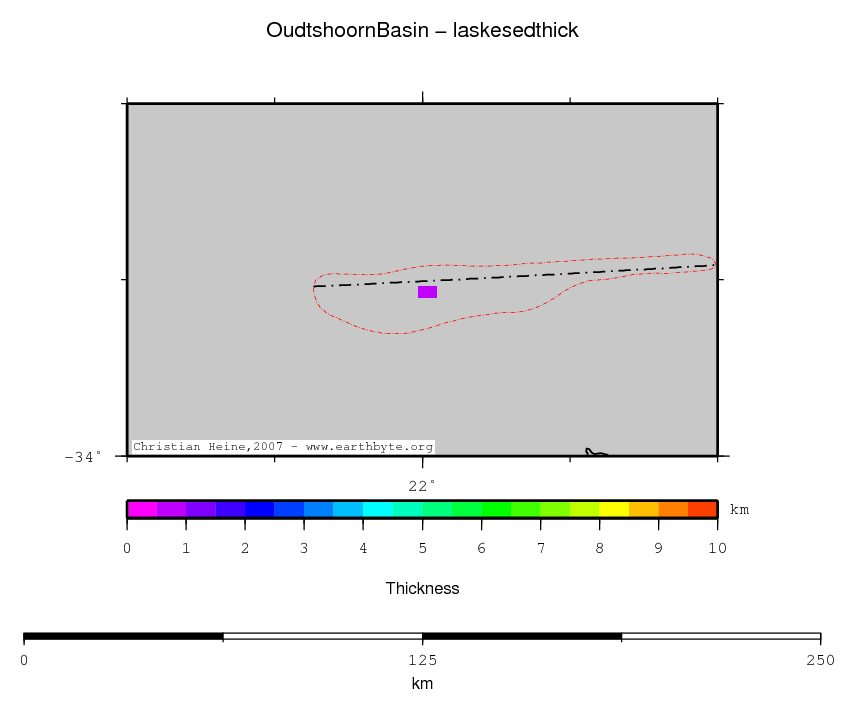 Oudtshoorn Basin location map
