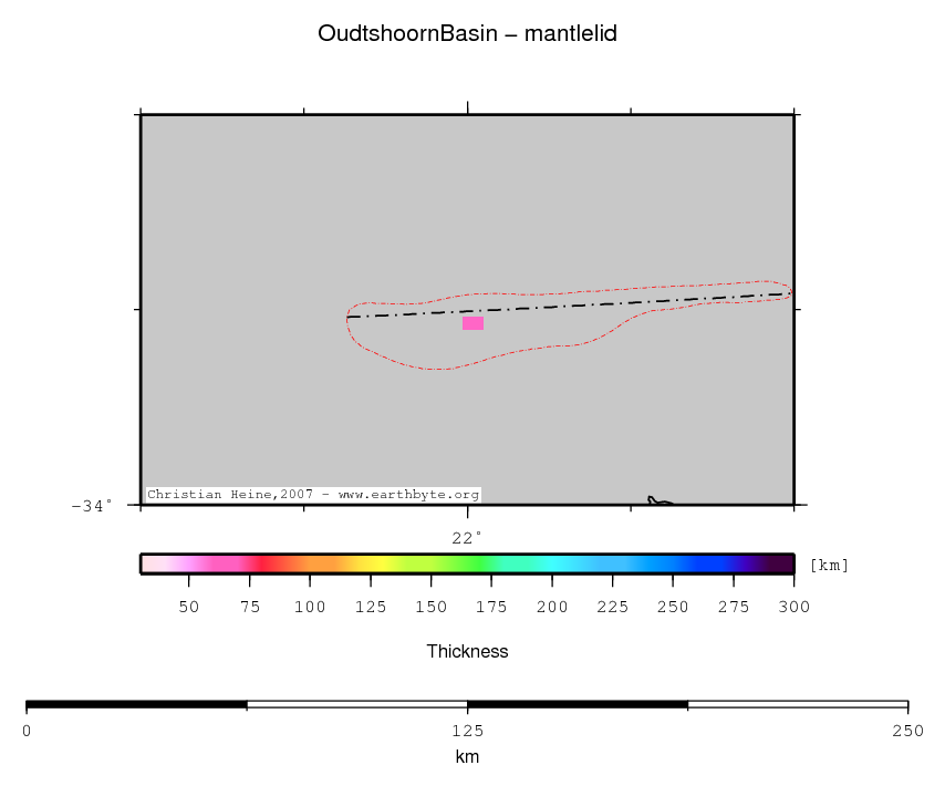 Oudtshoorn Basin location map