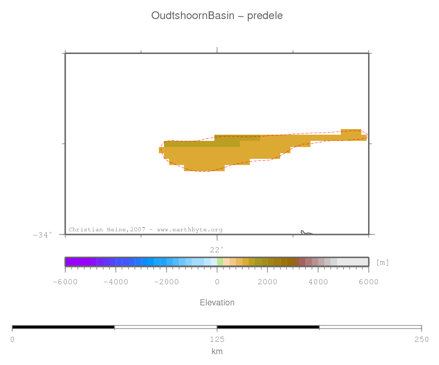 Oudtshoorn Basin location map
