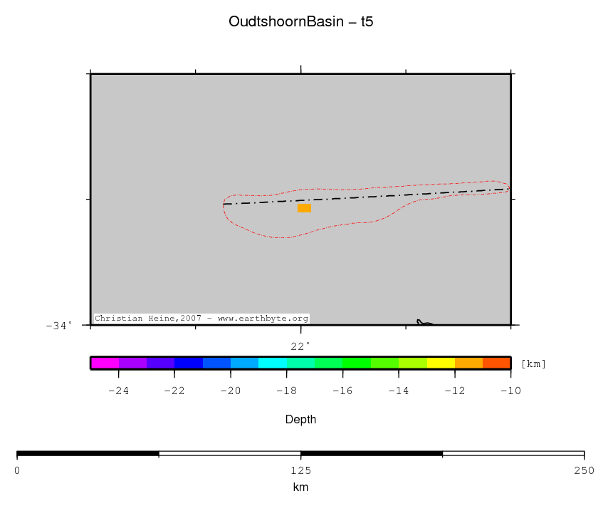Oudtshoorn Basin location map