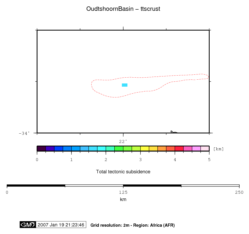 Oudtshoorn Basin location map