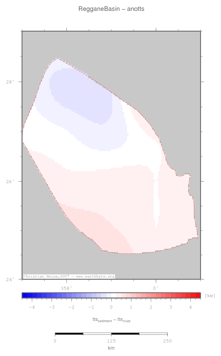 Reggane Basin location map