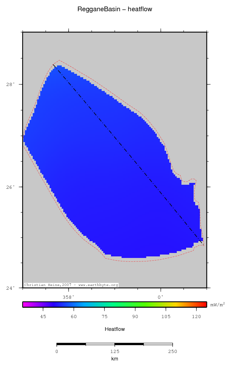 Reggane Basin location map