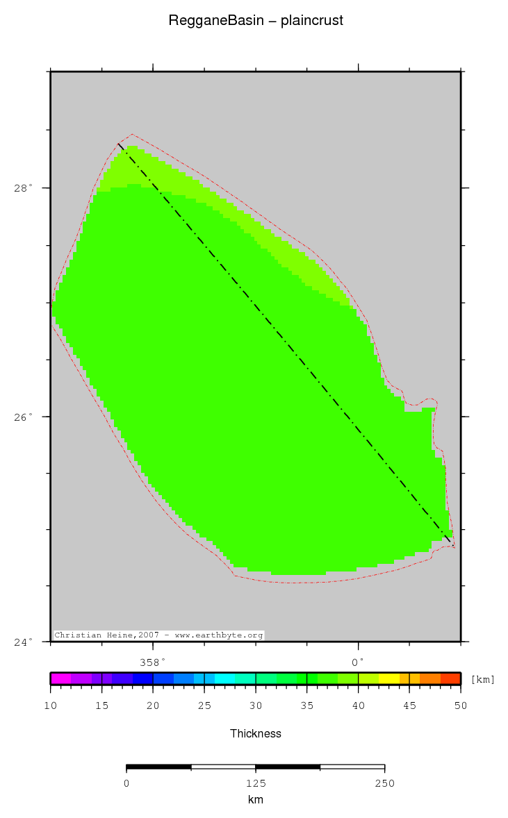 Reggane Basin location map