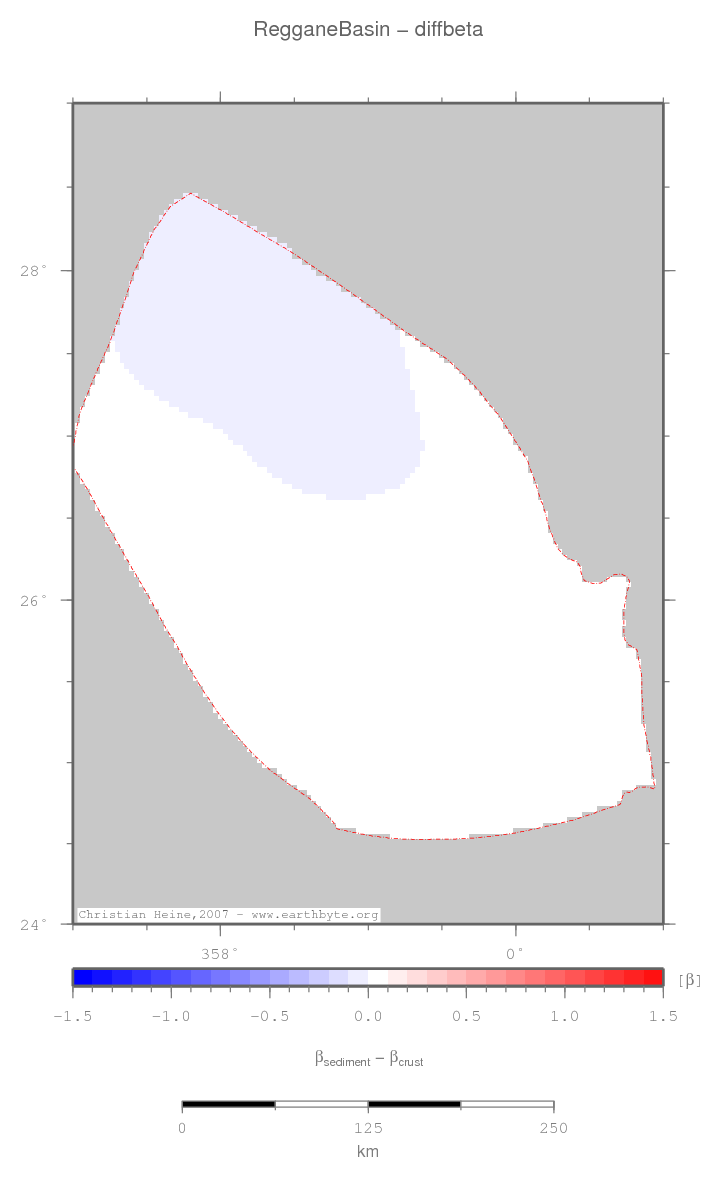 Reggane Basin location map