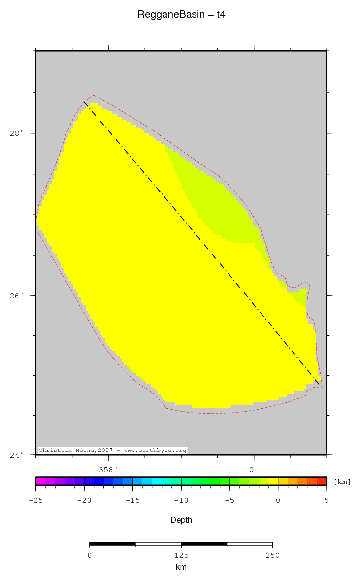 Reggane Basin location map