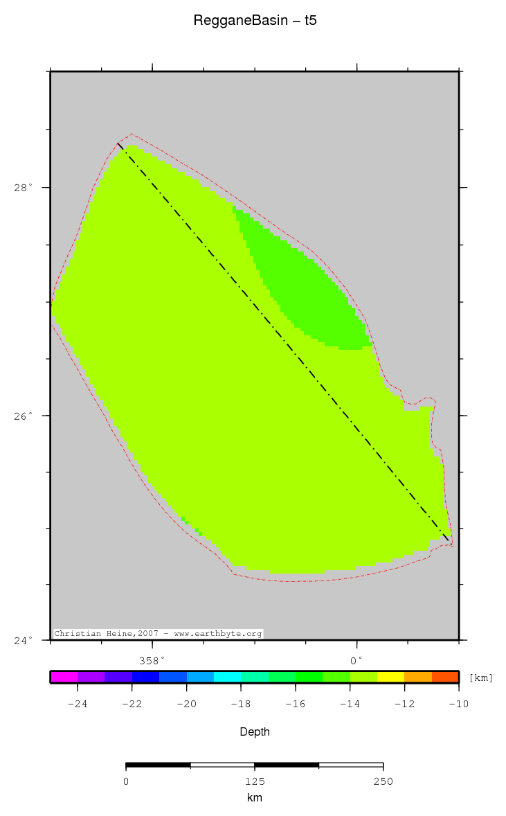 Reggane Basin location map