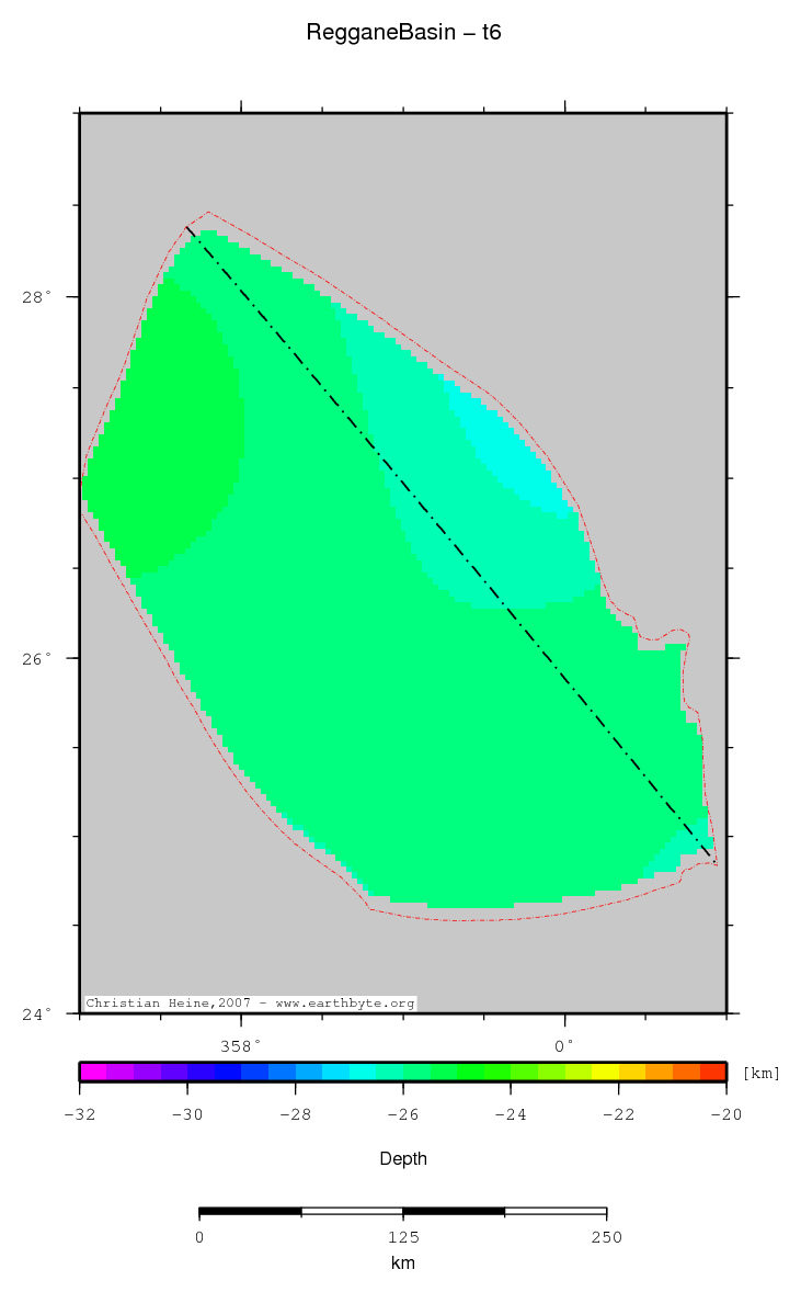 Reggane Basin location map