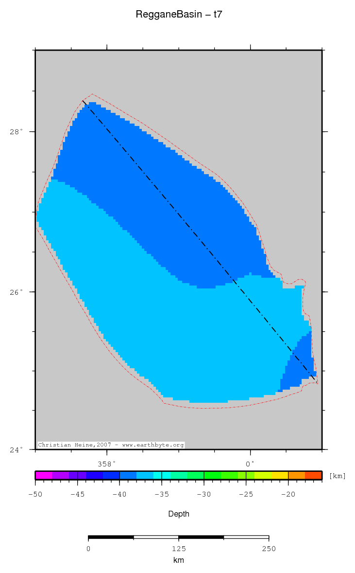 Reggane Basin location map