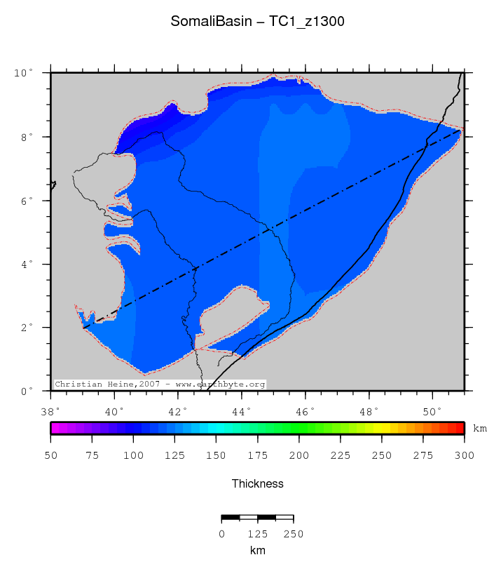 Somali Basin location map