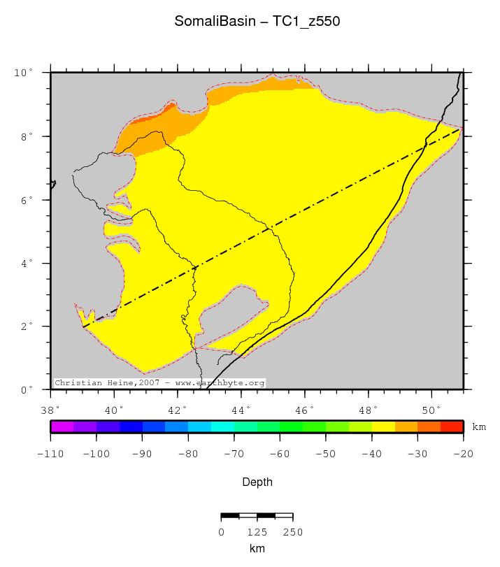 Somali Basin location map