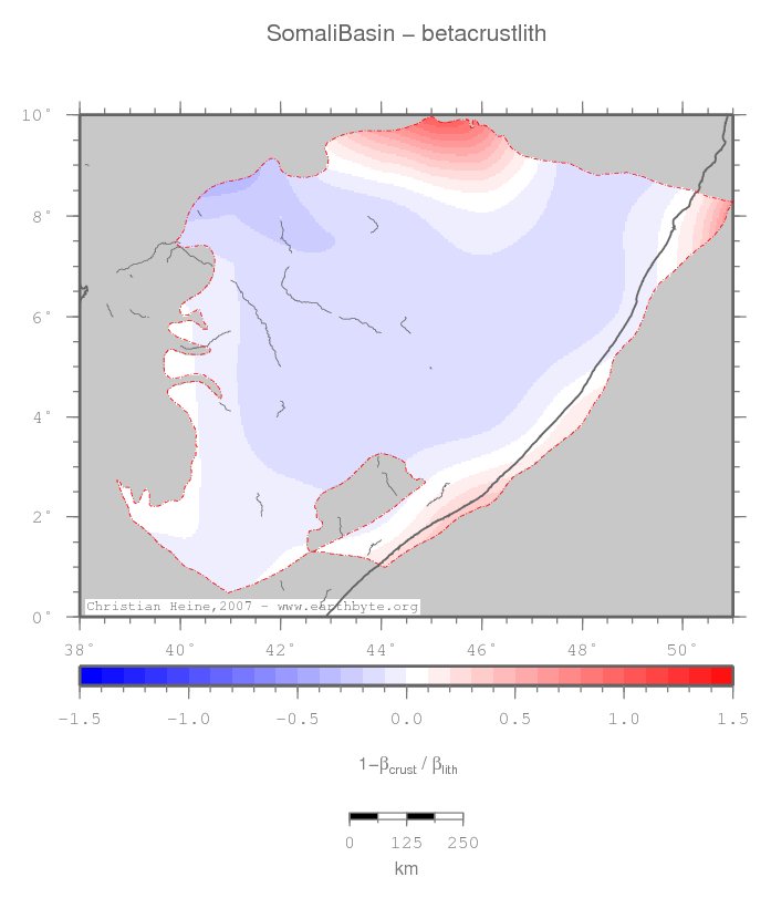 Somali Basin location map