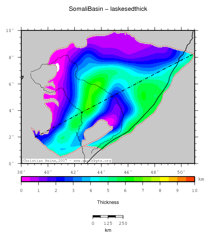 Somali Basin location map