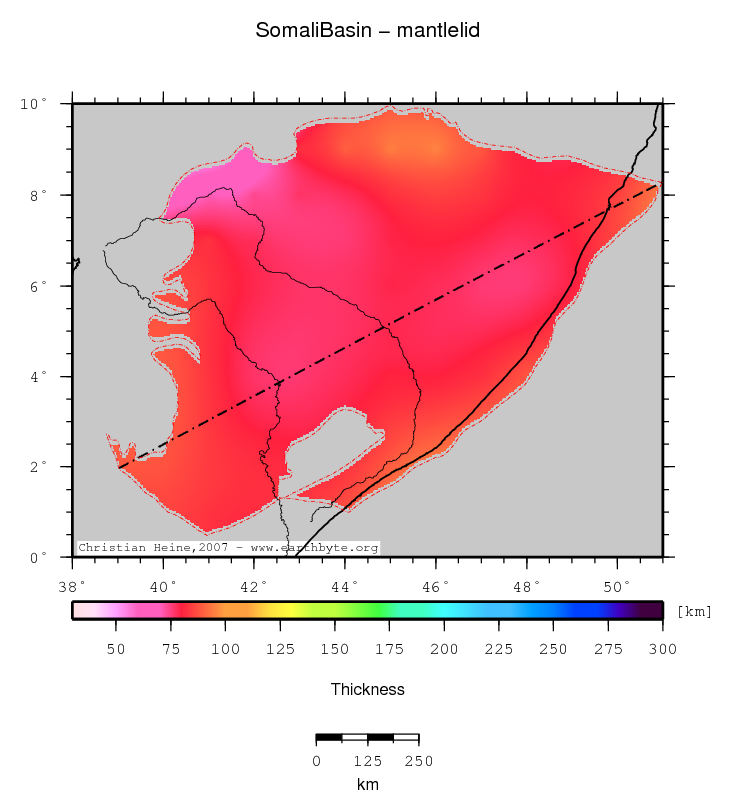 Somali Basin location map