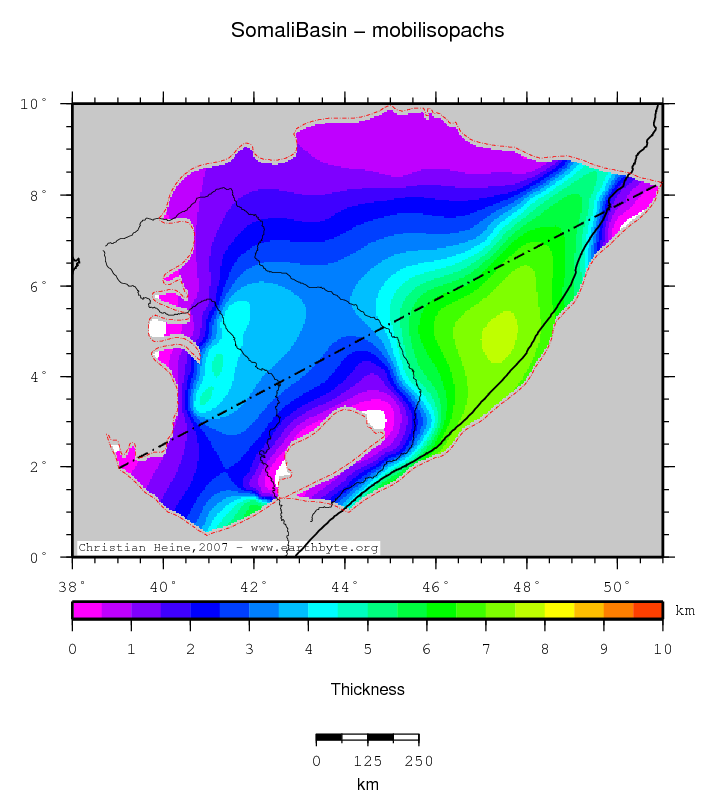 Somali Basin location map