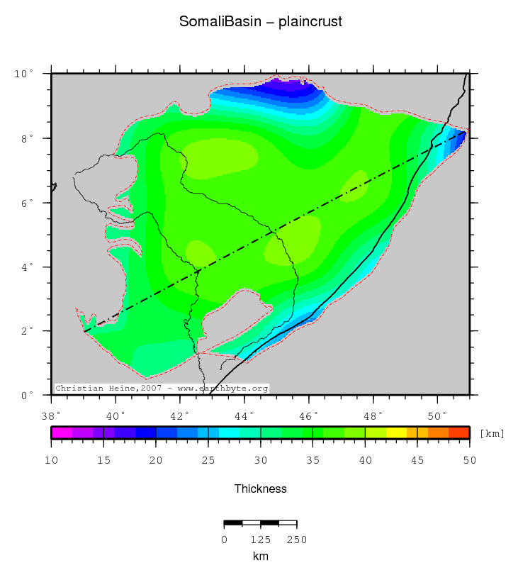 Somali Basin location map