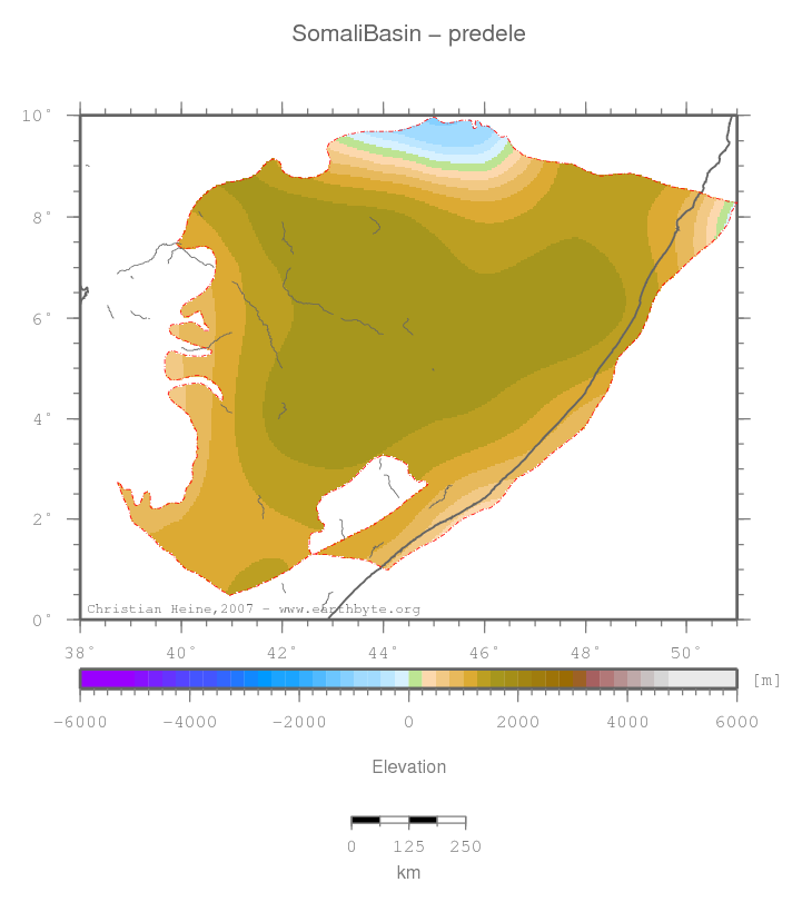 Somali Basin location map