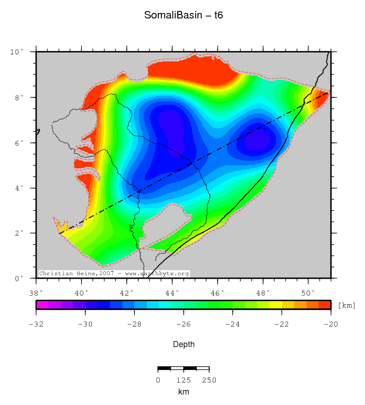 Somali Basin location map