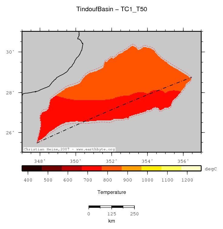 Tindouf Basin location map