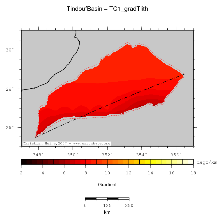 Tindouf Basin location map