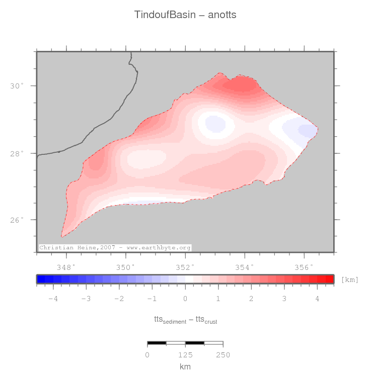 Tindouf Basin location map