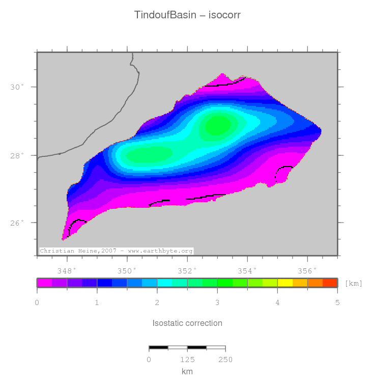 Tindouf Basin location map