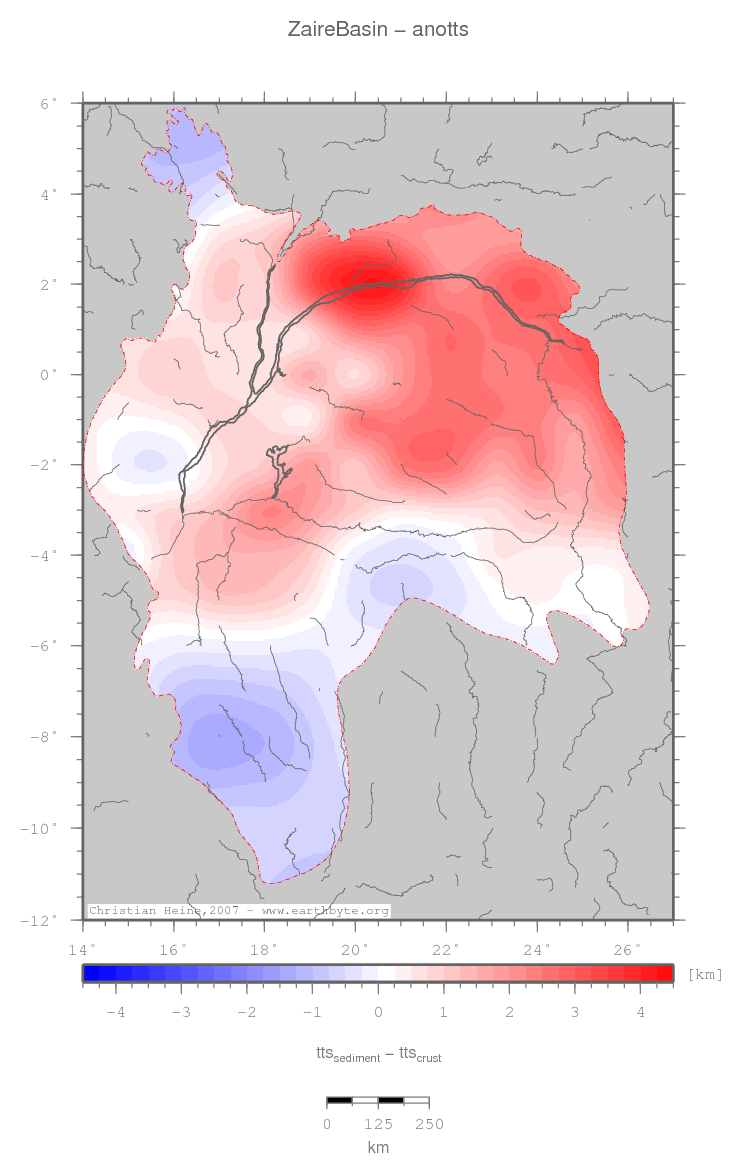 Zaire Basin location map