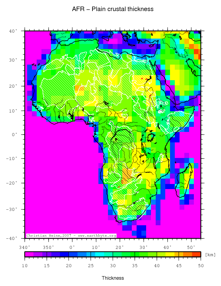 There is no grid with 2d resolution for this region available