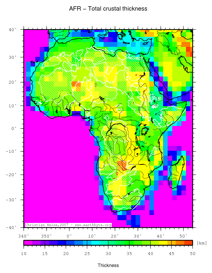 There is no grid with 2d resolution for this region available
