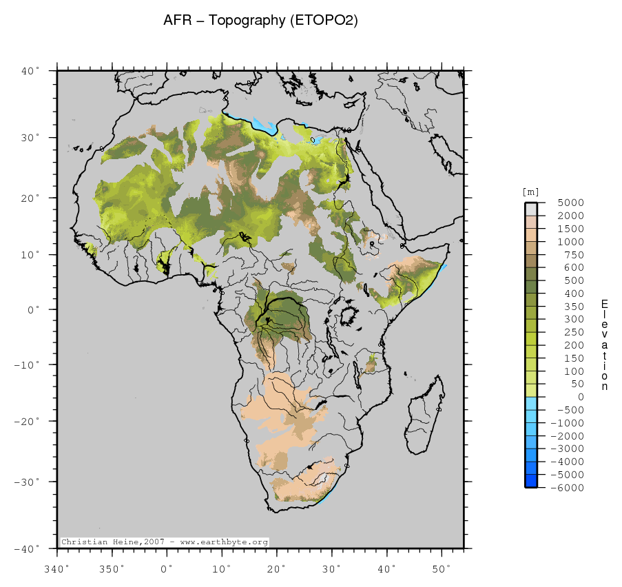 There is no grid with 2m resolution for this region available