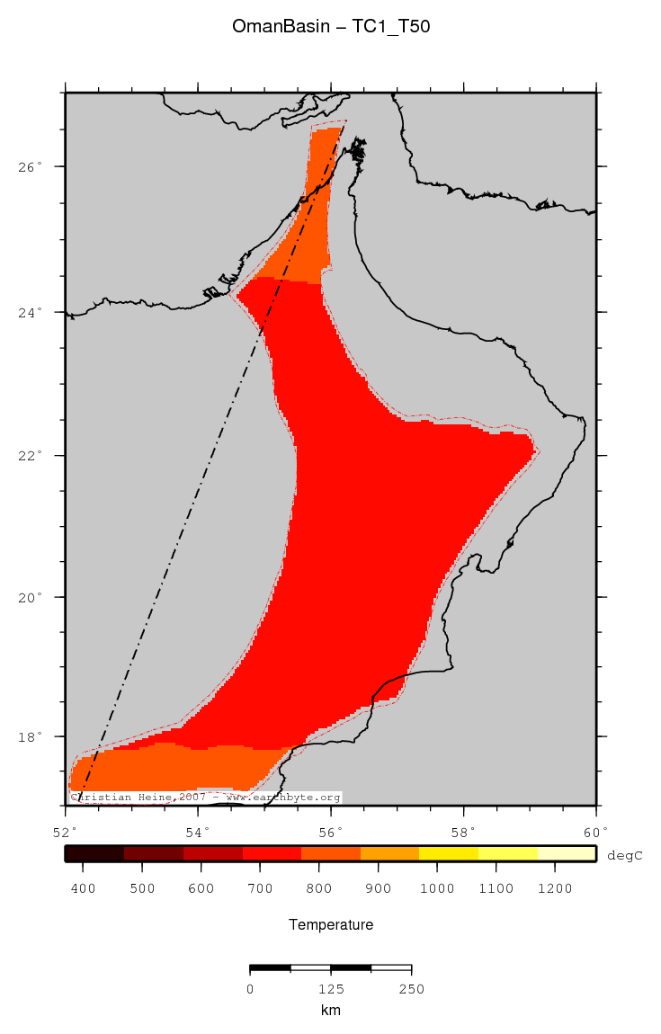 Oman Basin location map