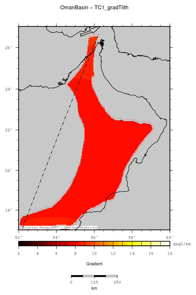 Oman Basin location map