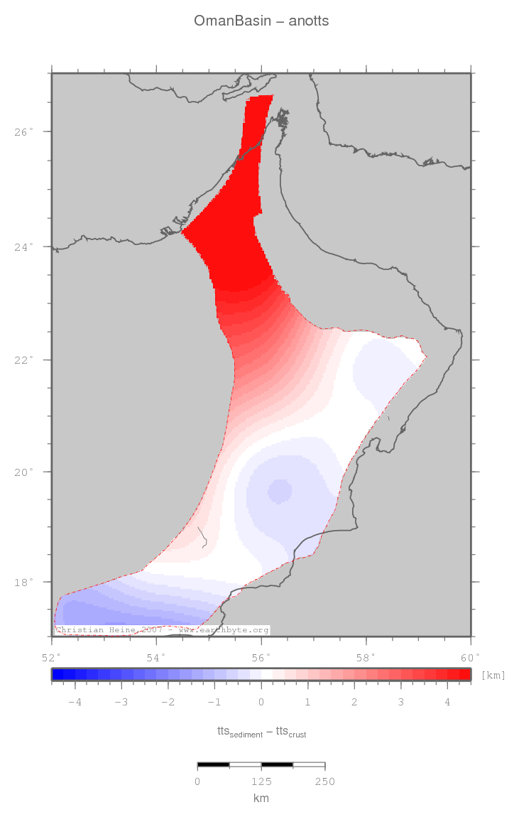 Oman Basin location map