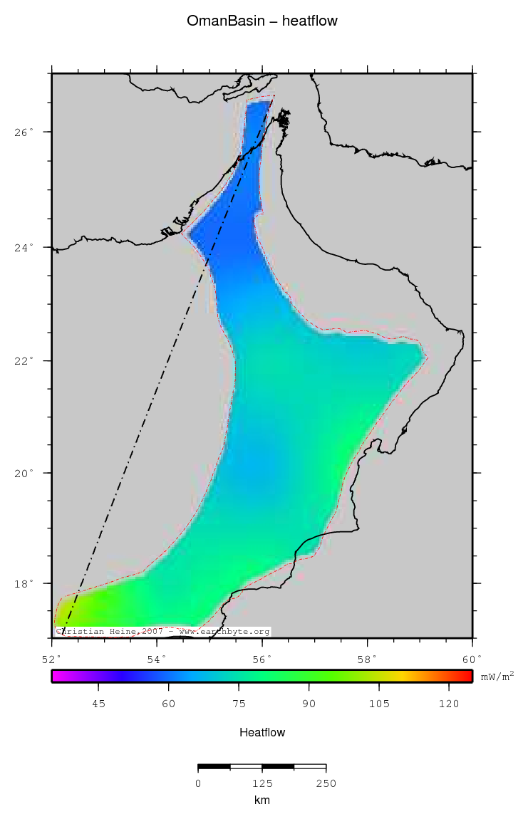 Oman Basin location map